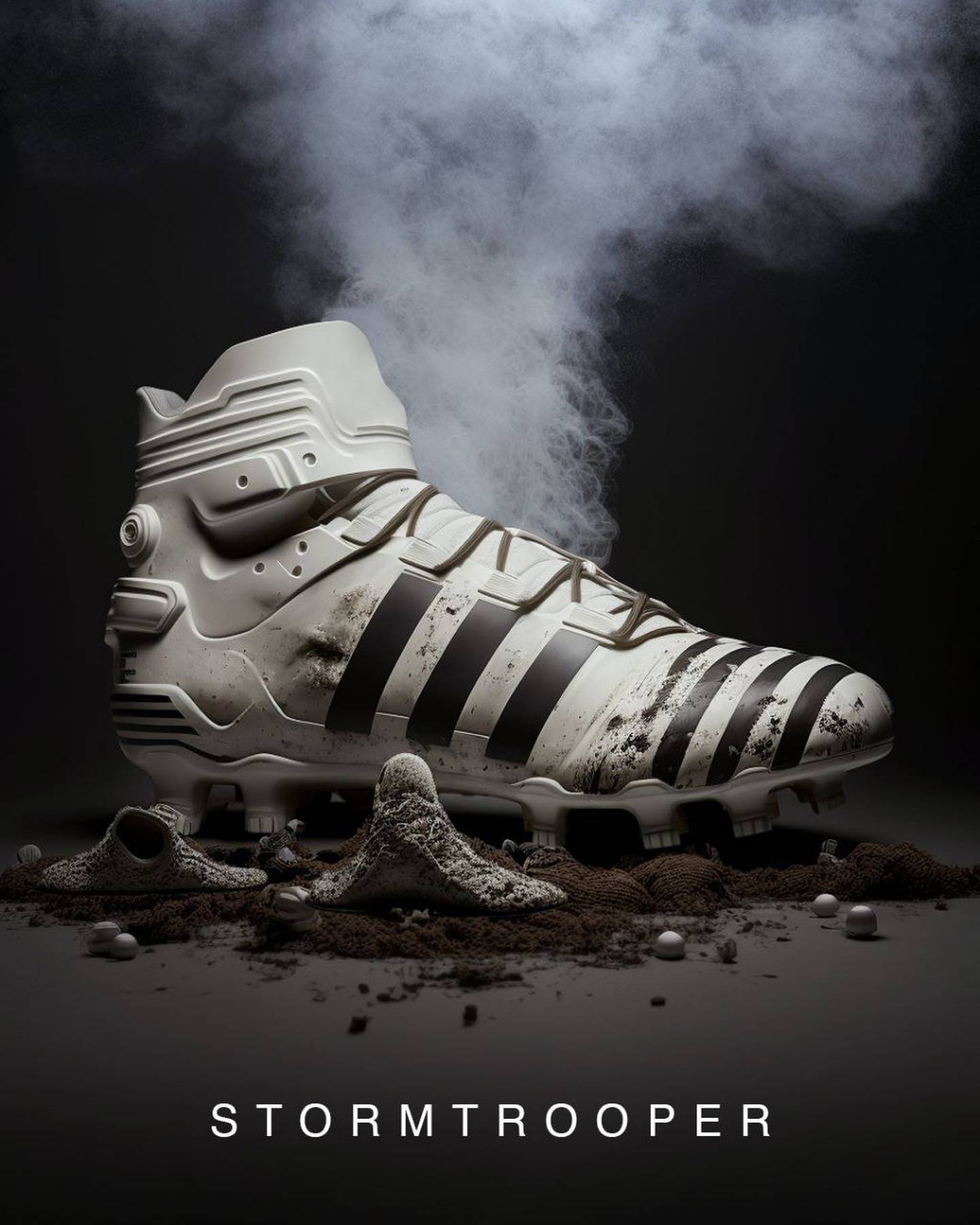 Star Wars x Adidas selon l'intelligence artificielle à mi-parcours