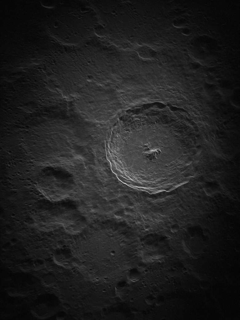 Image de la lune Télescope du Banc Vert
