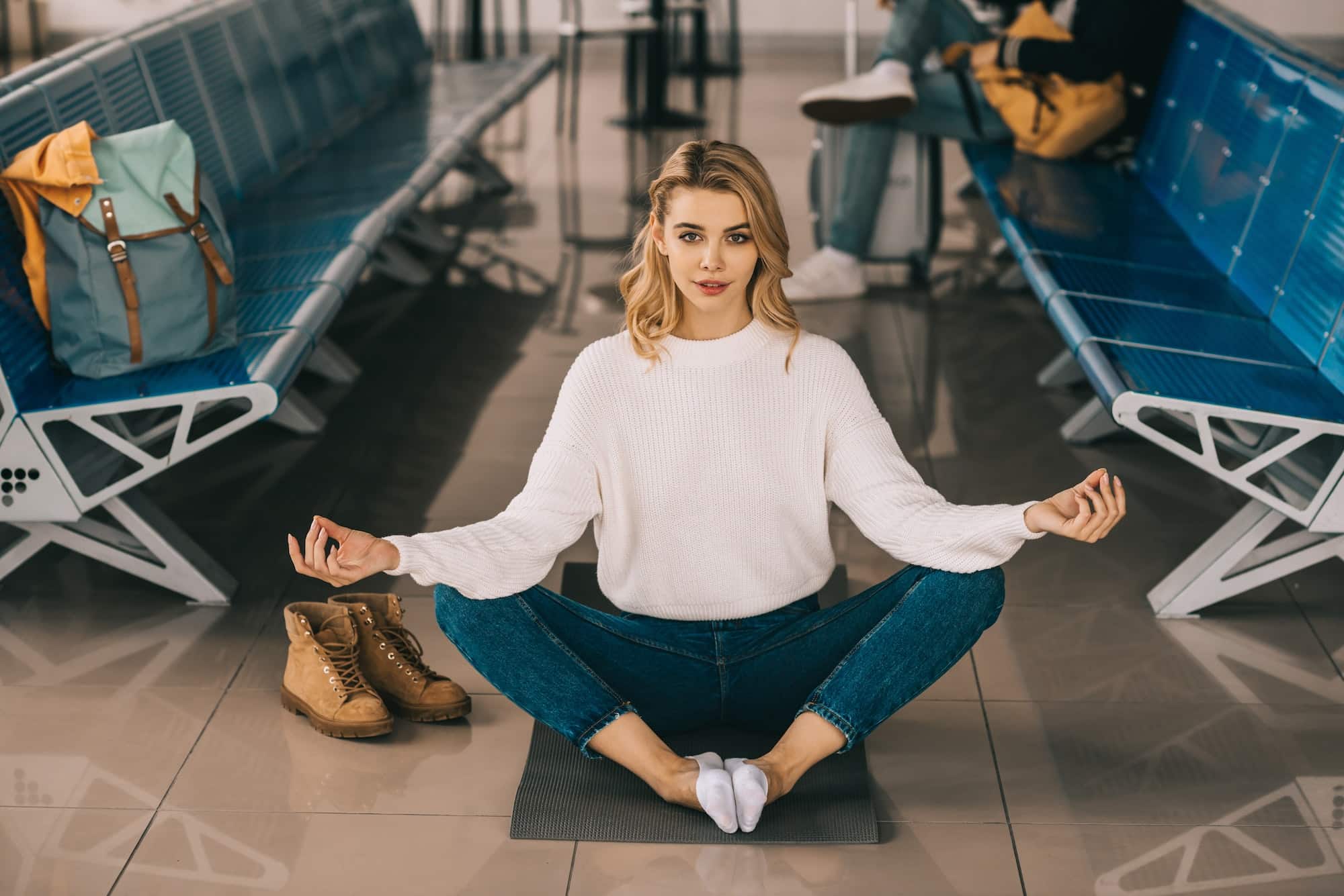 Cette scène étrange à bord d'un avion devient virale sur TikTok
