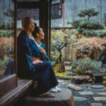 couple seniors japon zen