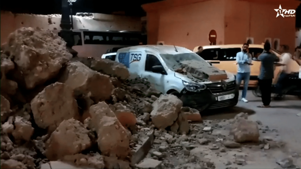 tremblement de terre catastrophique Marrakech Maroc