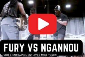 open workout nouvelle vidéo entrainement ngannou tyson pour fury vs tyson