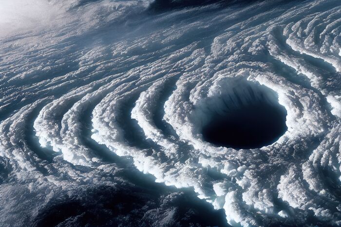 ouragan dû au changement climatique